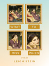 Cover image for What to Miss When